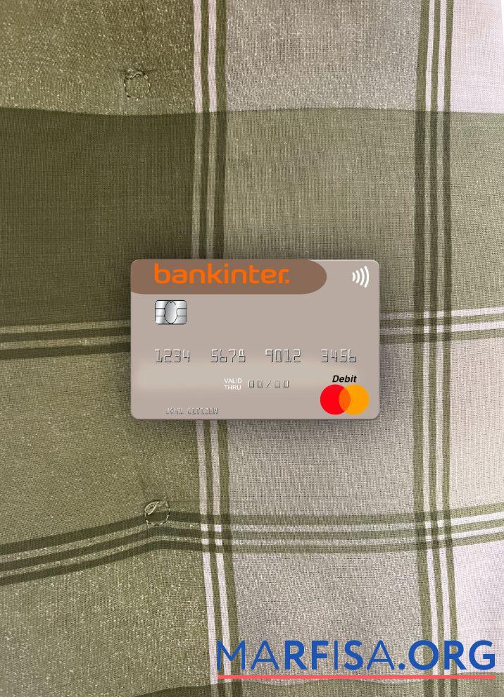 Realistic Spain Bankinter mastercard photolook front example